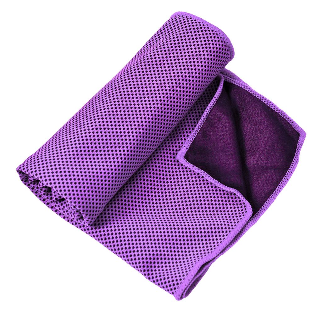 Cooling Towel Foldable Portable Absorb Sweat Microfiber Chilly Ice Towel for Sports Travel Yoga