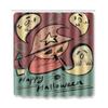 Halloween Bathroom Four-Piece Combination Set Bedroom Non-Slip Carpet Floor Mat Door Mat