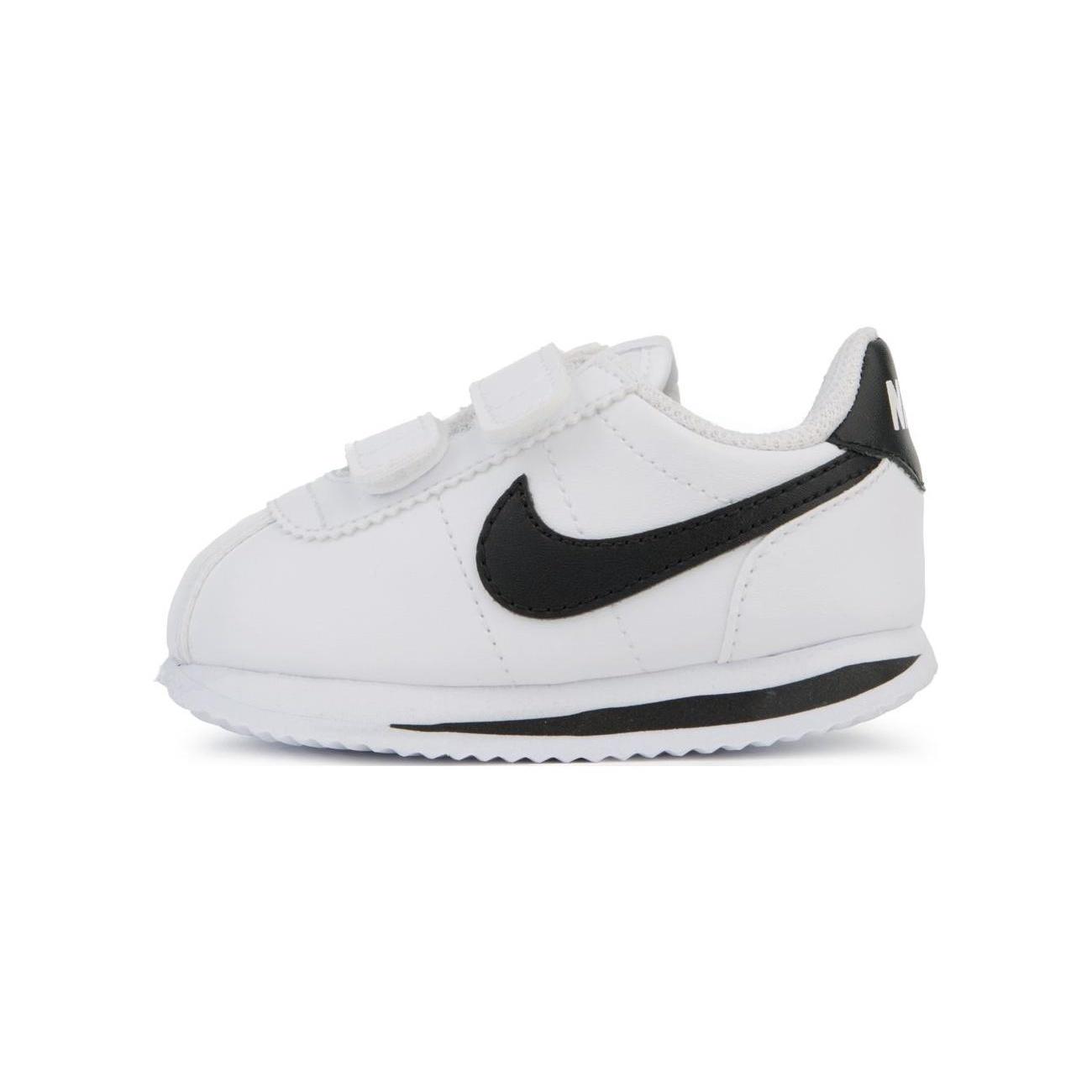 (TD) Nike Cortez Basic SL White Black Baby 904769-102 EU 27