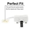4pcs White Washing Machine Door Switch 3406109  Fit for Whirlpool / Kenmore, Precise Replaceable Door Switch
