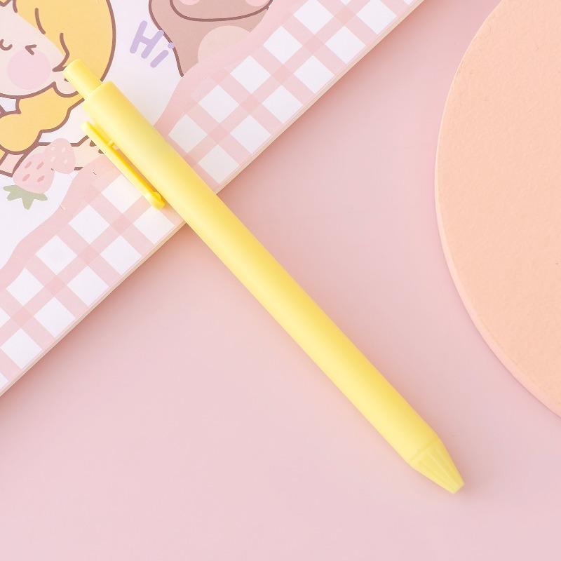 35 Pcs Cute Retractable Ballpoint Pen, 0.5mm, Quick Dry Black Ink Neutral Pen, Aesthetic Pens for Journaling Fine Tip Pens