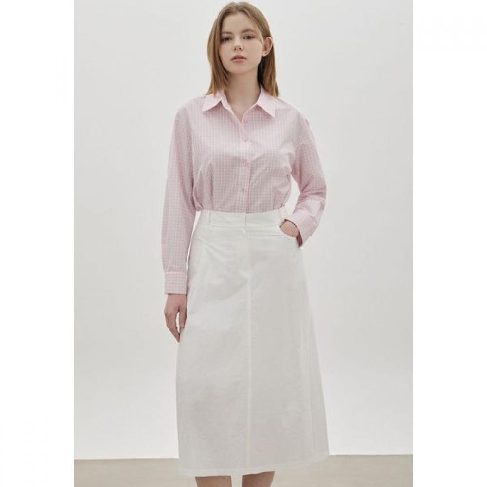 Cc Collect Check Crop Shirt C262msc031