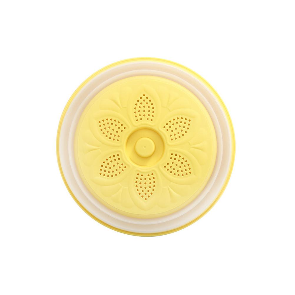 Faltbare Mikrowellenabdeckung Abtropfkorb Obst Gemüse Korb Lebensmittelabdeckung