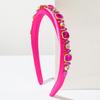 Heavy Industry Diamond Inlaid Sponge Fine Hair Headband For Women Exquisite And Versatile High-end Light Luxury Simple Hair Accessories