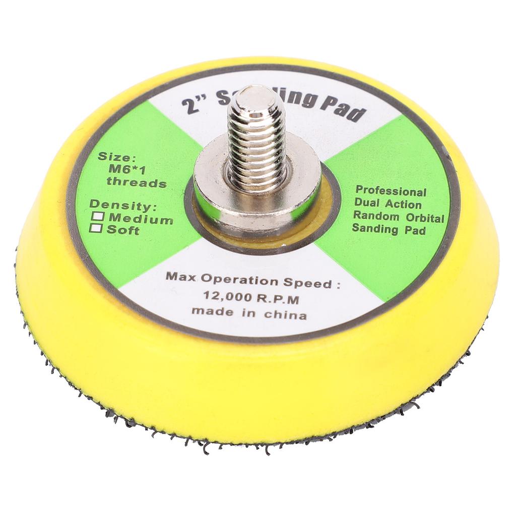 50mm/2in Air Sander Sanding Pad Grinding Polishing Sanding Disc Plates for Sandpaper Machine