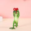 Resin Crafts Frog Couple Figurines Romantic Frog Confession Statue  Valentine's Day Gift