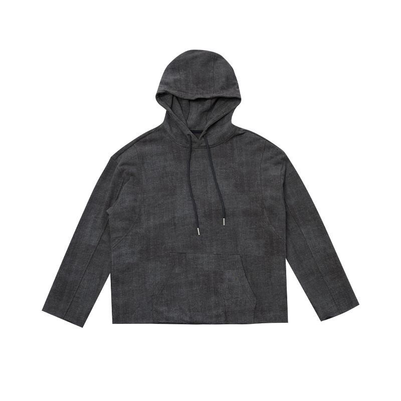 

Thelight Burrs American Casual Hooded Sweatshirt Dark gray Sweatshirt S