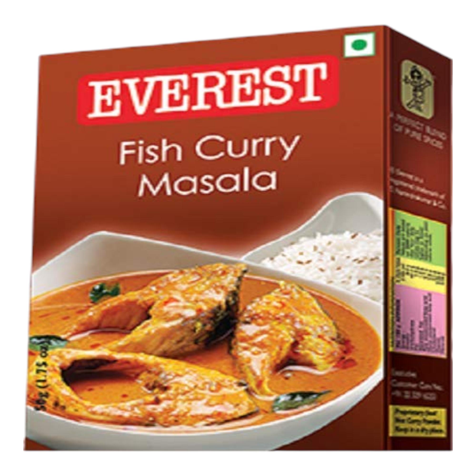 

Everest Fish Curry Masala 100 g X Pack of 2 Aromatic Spice Blend for Rich Taste and Traditional Fish Curry Recipes