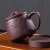 Artisan Zisha Clay Shípiao Tea Set with Bamboo Knot Design