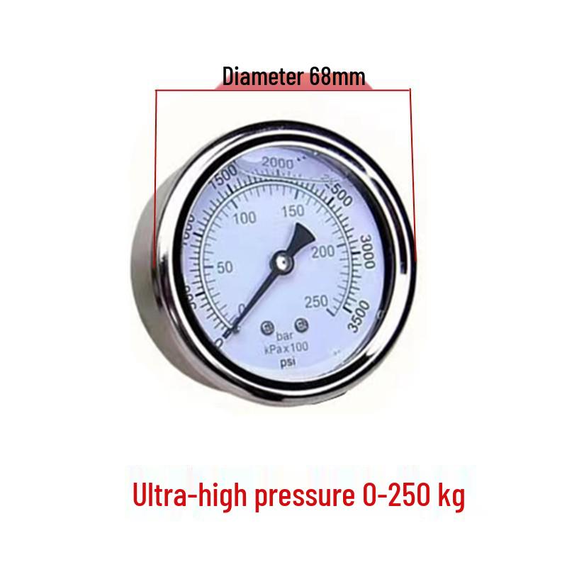 Ultra vysokotlaká hlava čerpadla na mytí aut s nárazuvzdorným manometrem 250-400 kg
