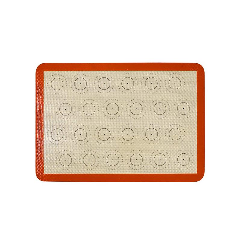 Macaron Silikon Bakmatta Kakunderlägg Kavelmattor Bakredskap Ugnsplåt Kakformar Köksverktyg