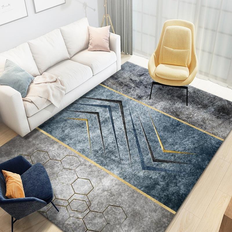 Nordic Abstract Carpet Living Room Coffee Table Geometric Carpet New Wardrobe Carpet