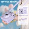 Rieibi Instax Mini 13/Mini 12 Camera Case - Lilac Purple