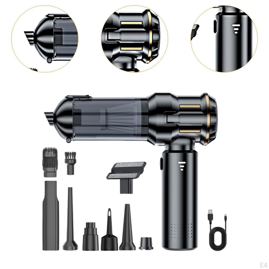 Car Vacuum Cleaner Cordless Versatile Compact Powerful Suction Cleaning Device Portable for Pet Hair