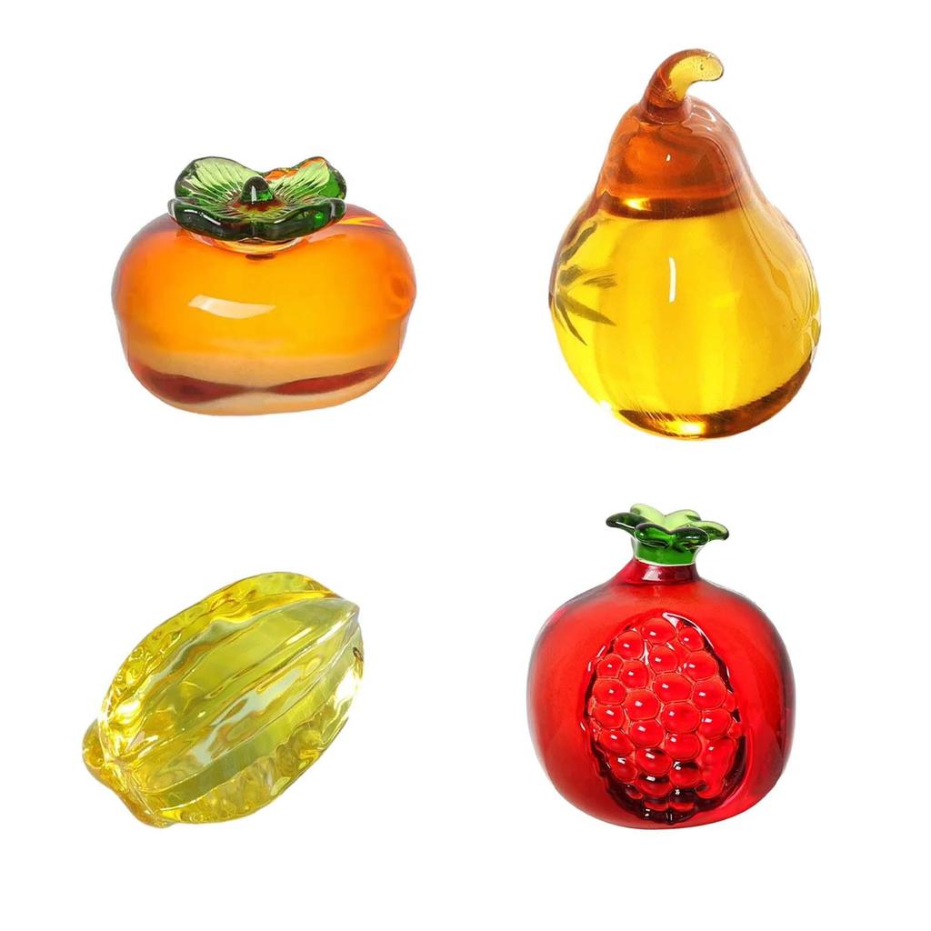 Artificial Fruit Figurine Sculpture for Dining Table Decor Desktop Decor