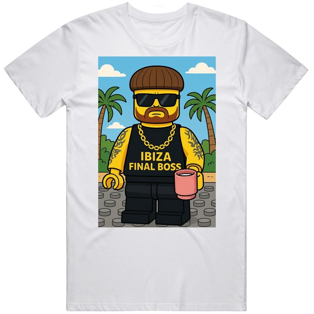 Cool Funny Ibiza Final Boss Gift Idea  T Shirt Unisex T-Shirt L