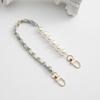 26Cm Pearl Purse Chain Short Handle Replacement Bag Chain Strap Metal Shoulder Chain Handbag Chain Accessories For Purse Bags