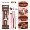 Lipliner&Lipstick Lip Gloss Set 3pcs/set Waterproof Long Lasting Lip Makeup Matte Travel Mini Set Women's Makeup Cosmetics