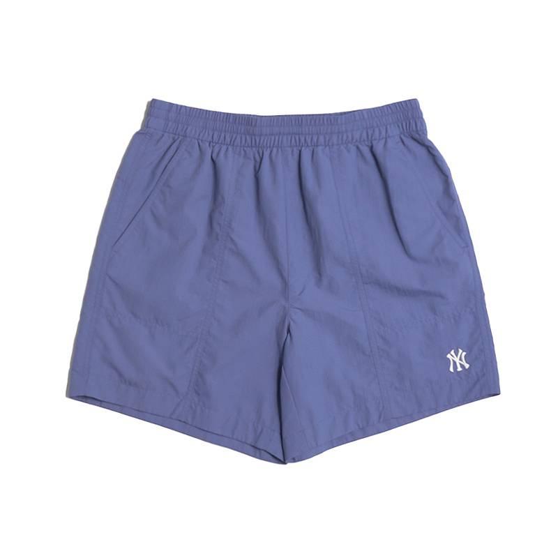 MLB New York Yankees SS26 Taille Élastique Confortables Couleur Unie Taille Moyenne Shorts Décontractés Shorts Unisexe 3ASMB1663-50PPD M blue