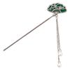 Elegant Vintage Plum Hair Stick Folding Fan Chinese Classical Hairpin for Daily Wear