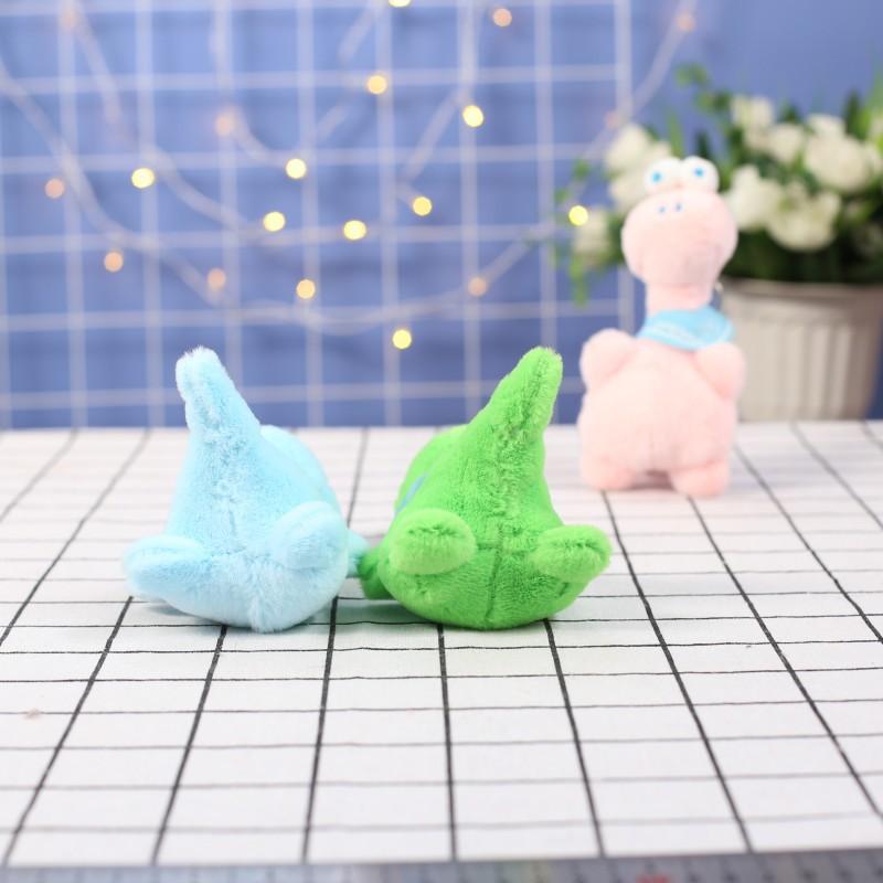 Cute Cute Big-eyed Little Dinosaur Plush Toy Doll Creative Cartoon Dinosaur Schoolbag Hanging Decoration Keychain