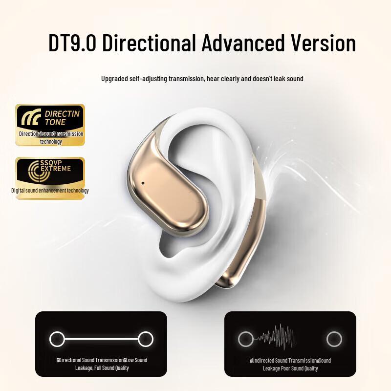 Newmine K16 Pro AI Translation Bone Conduction Ear-hook Bluetooth Headset