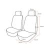 AUTO PLUS Sporty Car Seat Covers Polyester Fabric Full Set Universal Size Seat Covers Fit For SUV Truck Van Accessories Interior