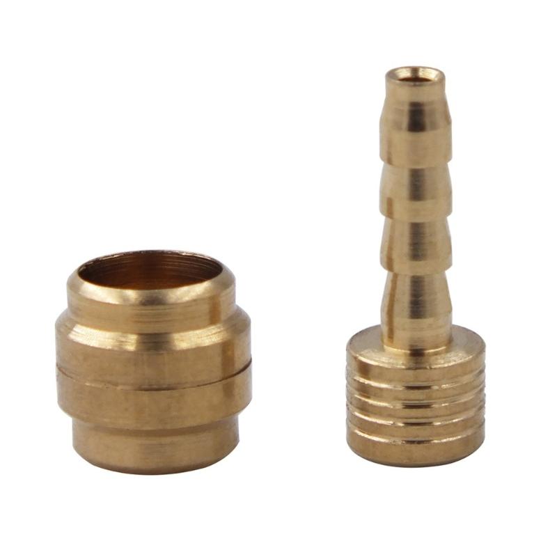 8 Pcs Bike Hydraulic Disc Brake Oil Pin Needle Olive Connect Insert Bicycles Brake Olive and Brass Connecting Insert Set