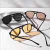 3PCS Women Square Rivets Fashion Sunglasses Set Beach Accessories For Women Glasses Shades