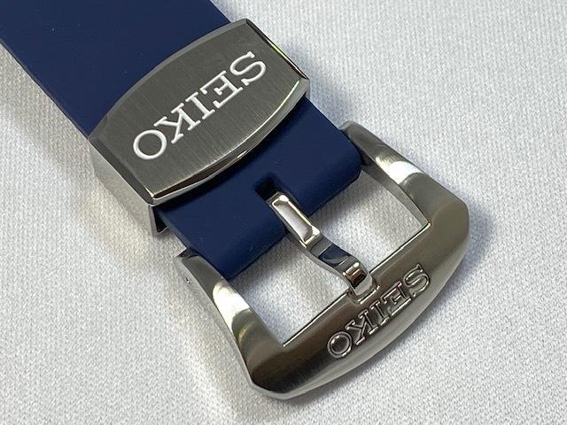 R02Y012J0 SEIKO Prospex 22mm Silicone Band Navy for Via SRPA83JC/ 4R36-05V0 (Ships Nekoposu)