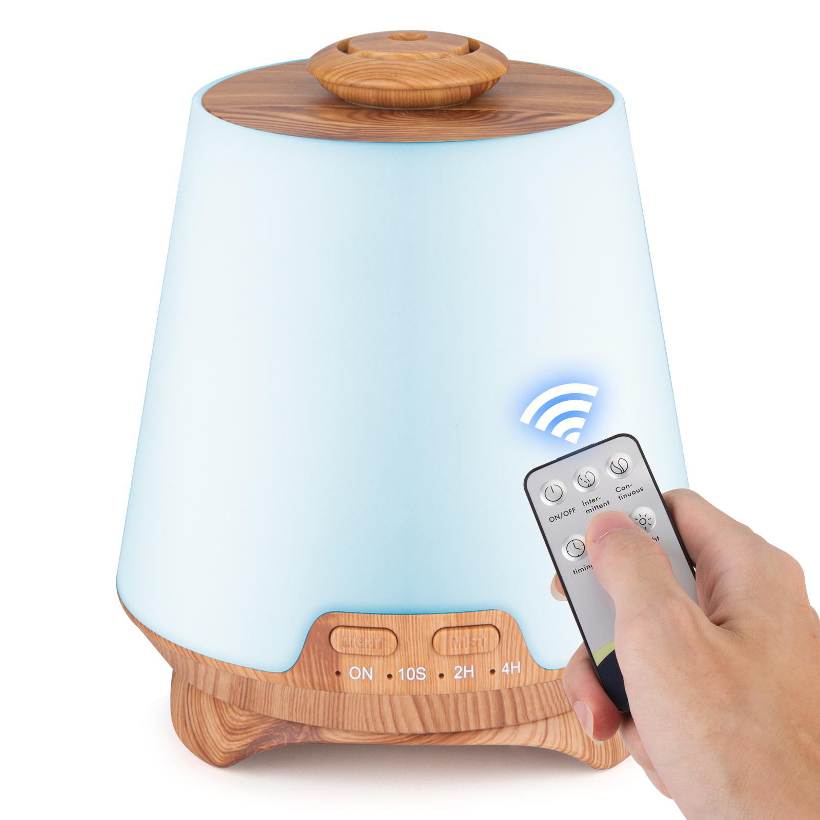 

300 мл Ультразвуковий аромадифузор з імітацією дерева та нічником AU Plug