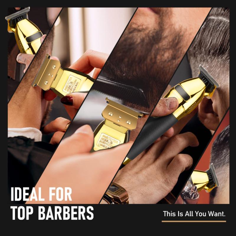 Electric professional hair clipper engraving clipper home hair clipper LCD grease fader