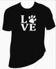 Love Paw Unisex T-Shirt 100% Cotton Premium Tee S,M,L,XL,XXL