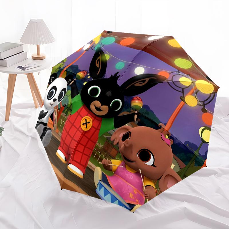 1pc Bing Bunny5 Umbrella, Sun Protection, And UV Shielding. It Has Eight Sturdy Ribs for Outdoor Use And Perfect Gift