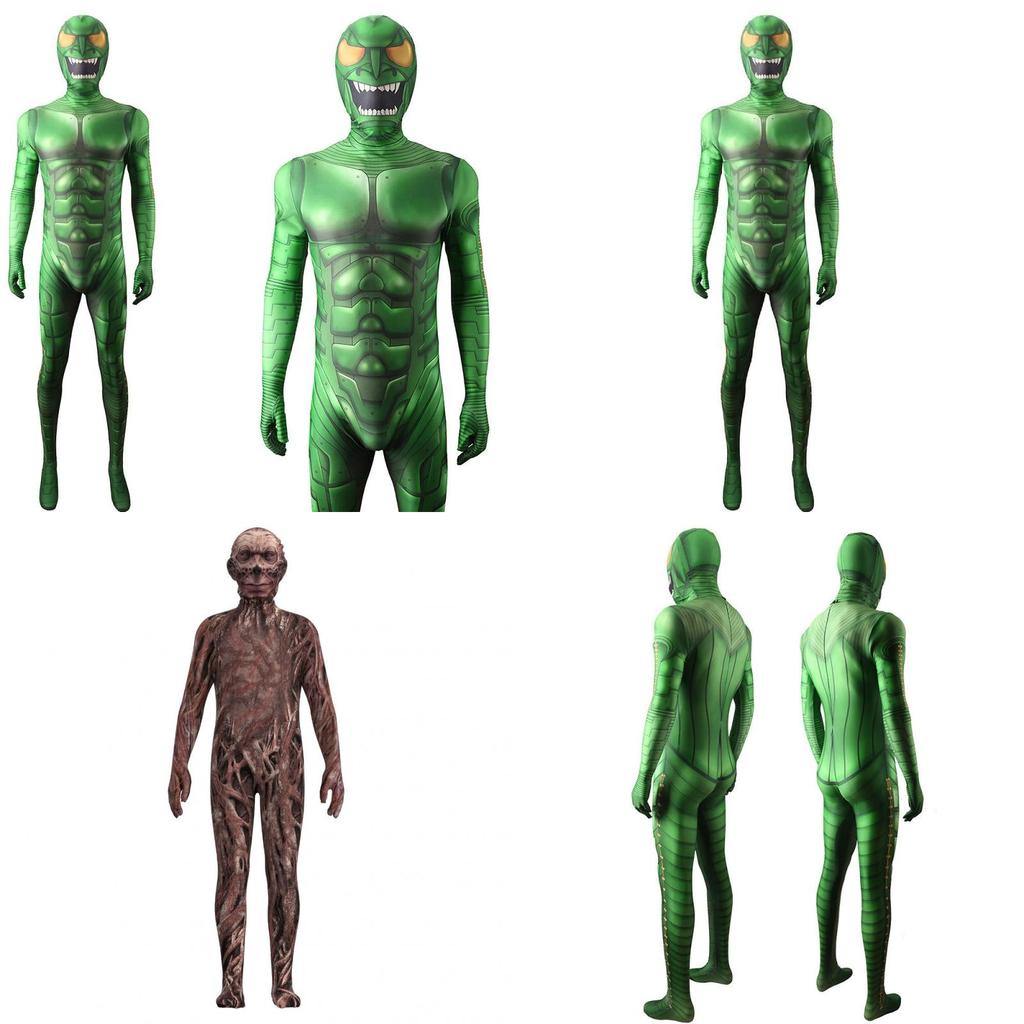 Marvel Zelený skřet 3D Cosplay Kostým S Celotělovým Oblekem Pro Halloween Párty