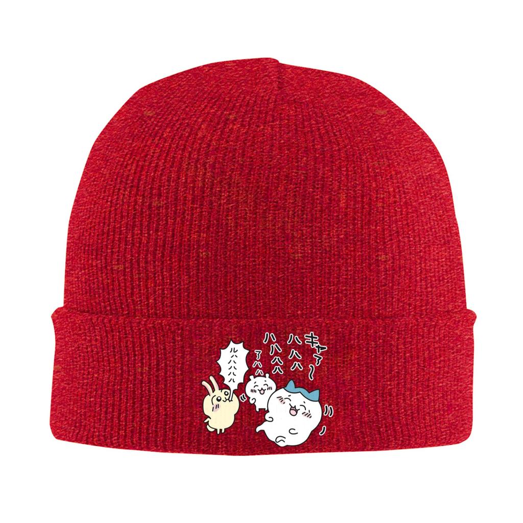 Chiikawas Cryba Knitted Caps for Women Unisex Beanie Winter Hats Acrylic Crochet Caps