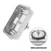 Flowing Freely Drainer Kitchen Sink Strainer Stainless Steel Square