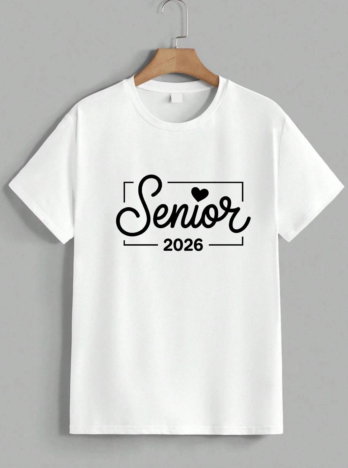 Class Of 2026 Senior T-Shirt Graduation Gift High School College Tee Unisex S