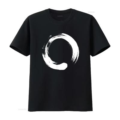 Enso Zen Circle Symbol Buddhism Buddha Meditation Yoga T Shirt Vintage Washed Designer Clothes Versatile Graphic Stylish