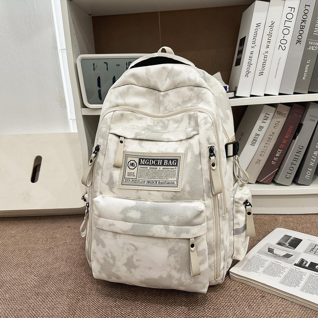 Schoolbag Backpack Girl ins Wind Student School Bag High School Female College High School Bag Large Capacity Backpack
