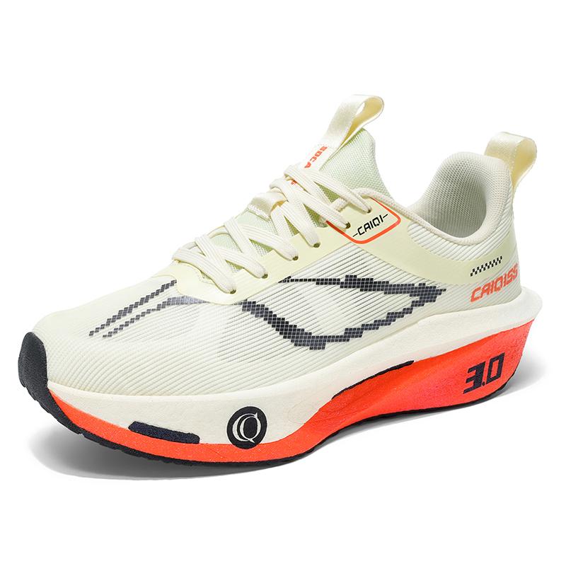 Men'S Running Shoes Full Palm Carbon Plate Lightweight Wear-Resistant Professional Training Sneakers High Quality Cushioning