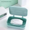 Double Layer Soap Holder with Drain - Light Luxury Design for Bathroom & Travel