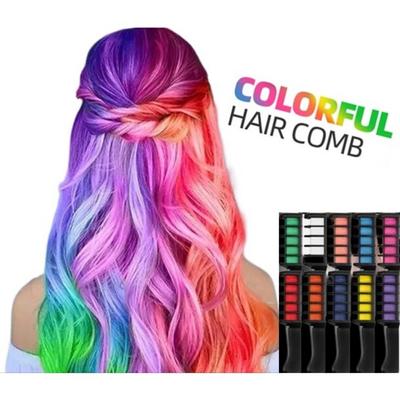 Disposable Hair Dye, 10 Different Colors, Partial Dyeing, Hair Dye, Hair Chalk, Novel Hair Dye, Good Day Hair Dye, 1 Piece.