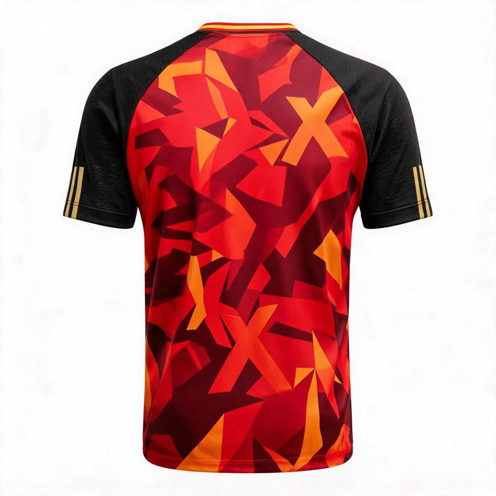 Men's Soccer Fan Graphic Print Short Sleeve T-Shirt, Comfortable Round Neck Tee for Day Celebrations