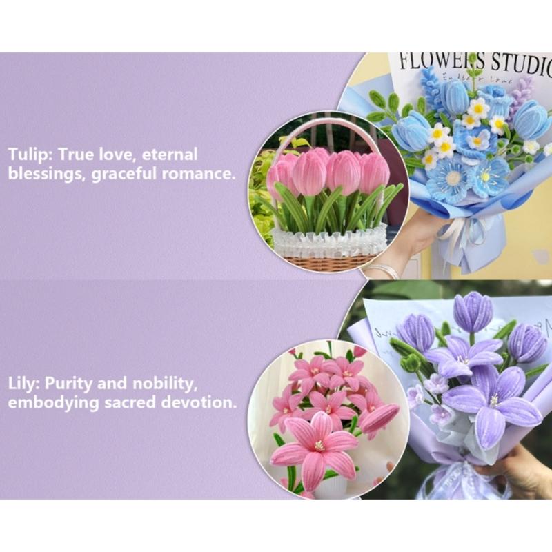 500Pcs Pipe Cleaners Craft Stems with Iron Wire and Tape for Art Craft Colored Stems Pipe Cleaners for Home Decoration