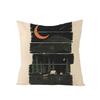 Home Landscape Polyester Pillowcase Home Digital Printing Sofa Cushion Waist Pillowcase