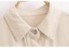 Plus-size Retro Lapel Long Sleeve High-Quality Denim Shirt Jacket for Women