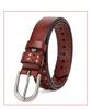 Belt Women'S First Layer Cowhide Rivets Punk Youth Denim Casual Leather Belt