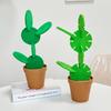Podstawka pod kubek Kaktus z Uchwytem na Doniczkę Nowość Doniczkowy Kaktus Mata pod Kubek Gospodarstwo Domowe Kreatywna Podstawka do Dekoracji Biurka
