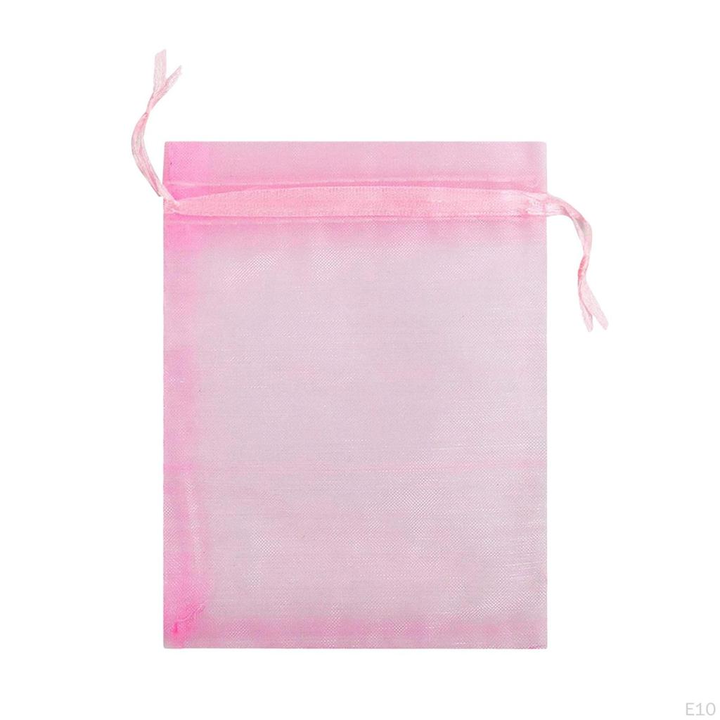 100 Protection Bags, Fruit Mesh Bags with Drawstring,
